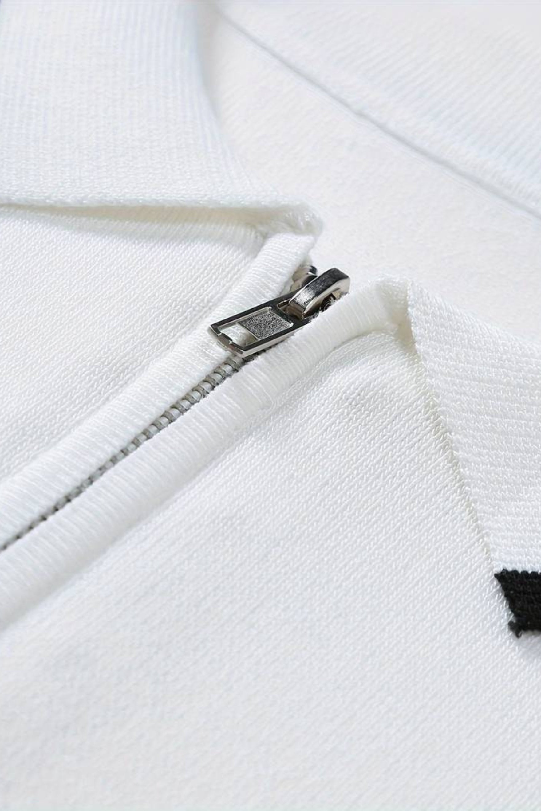 SECRET WEALTH | Knitted Quarter Zip Golf Polo
