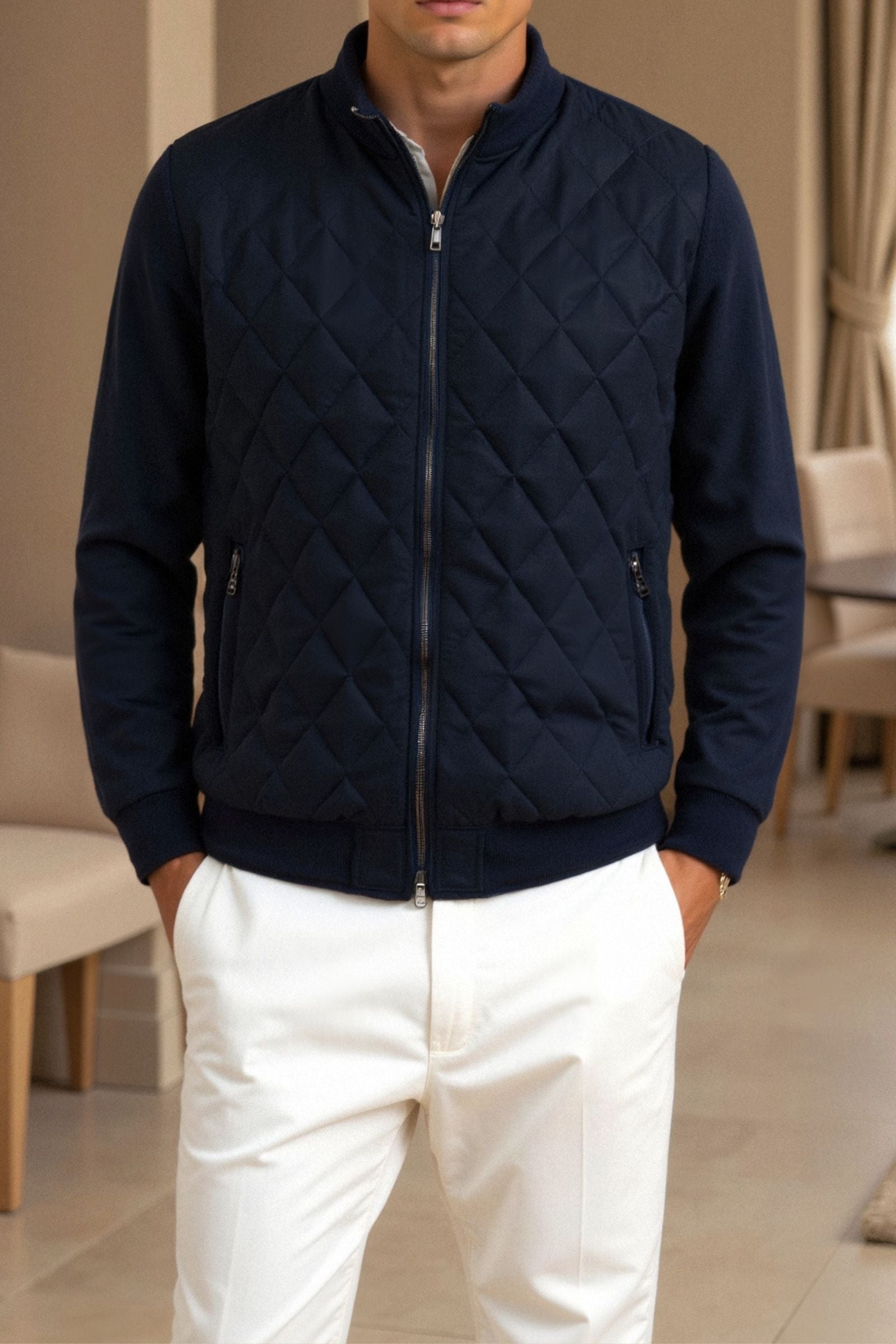 SECRET WEALTH | Classic Quilted Jacket