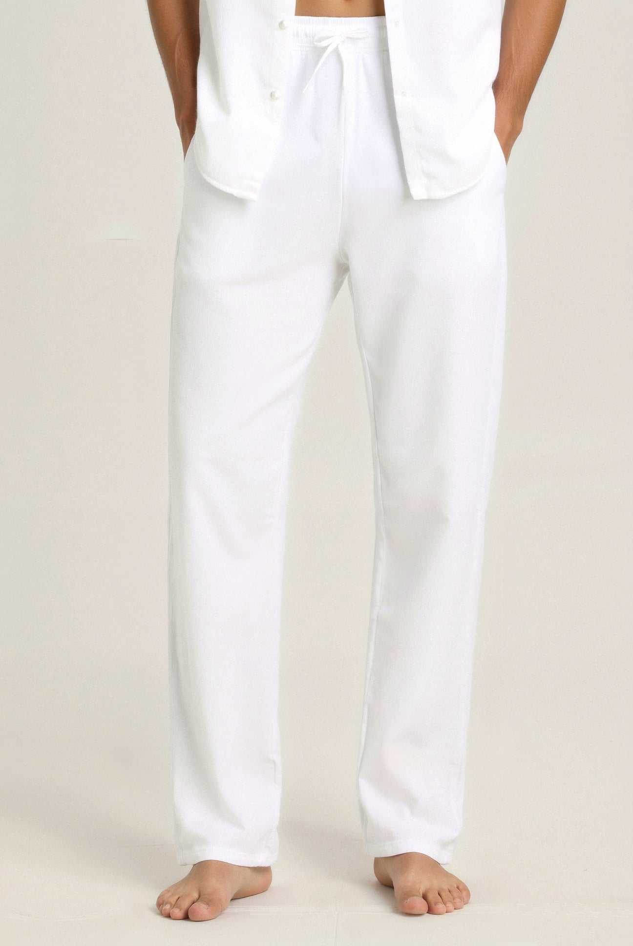 SECRET WEALTH | Lightweight Beach Cotton Linen Pants