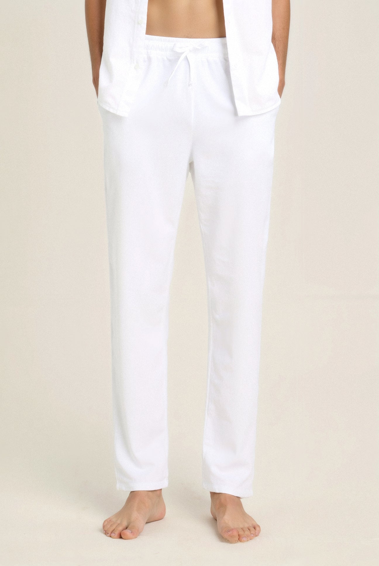 SECRET WEALTH | Lightweight Beach Cotton Linen Pants