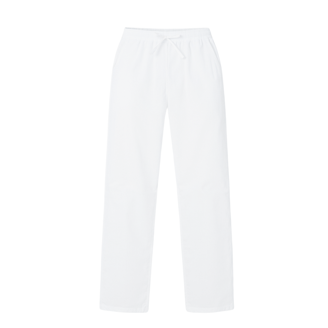 SECRET WEALTH | Cotton & Linen Blend Drawstring Pants