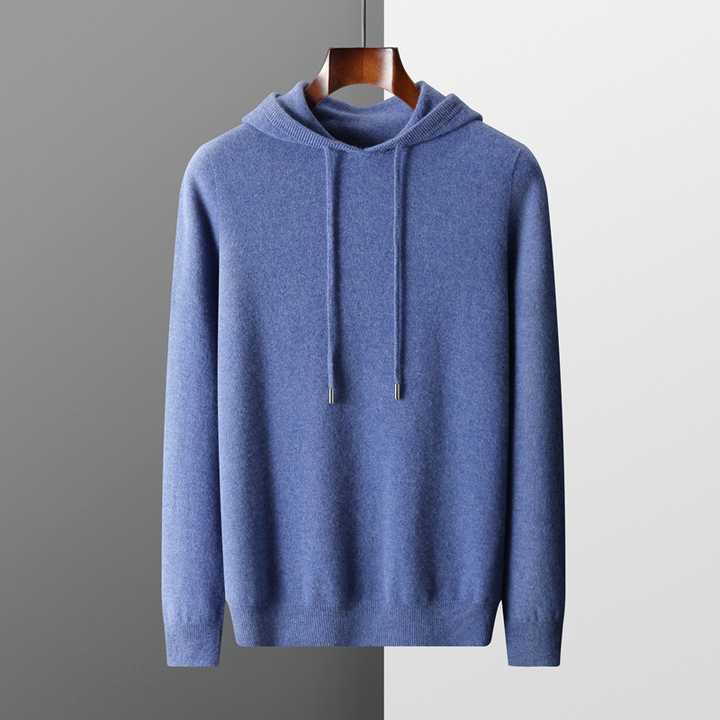 SECRET WEALTH | 100% CASHMERE HOODED SWEATER