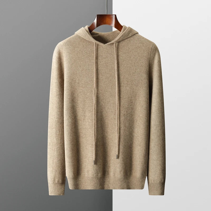 SECRET WEALTH | 100% CASHMERE HOODED SWEATER