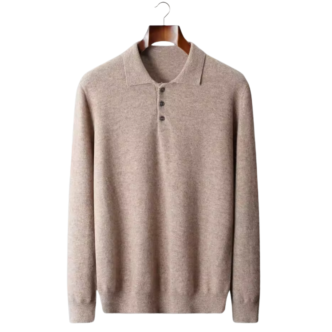 SECRET WEALTH | WOOL CLASSIC SWEATER POLO