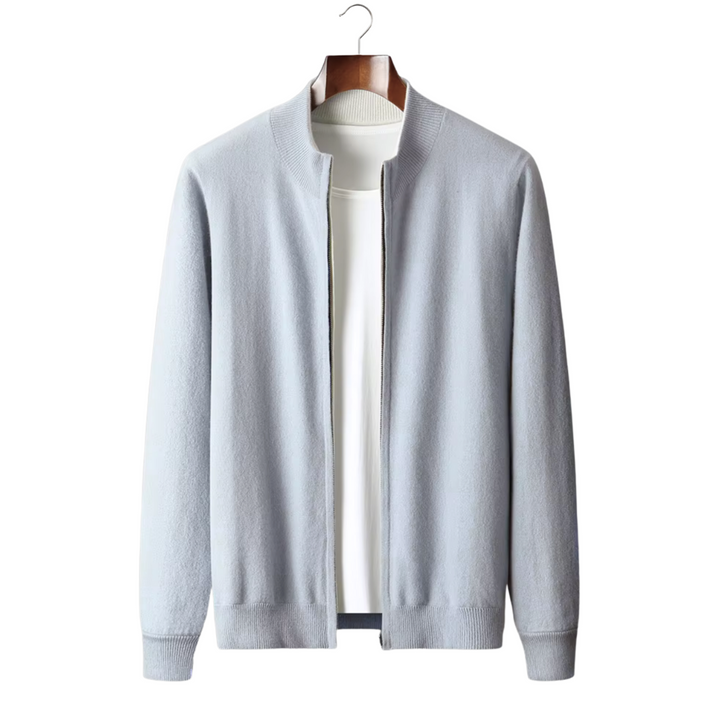 SecretWealth | Wool Zip Cardigan