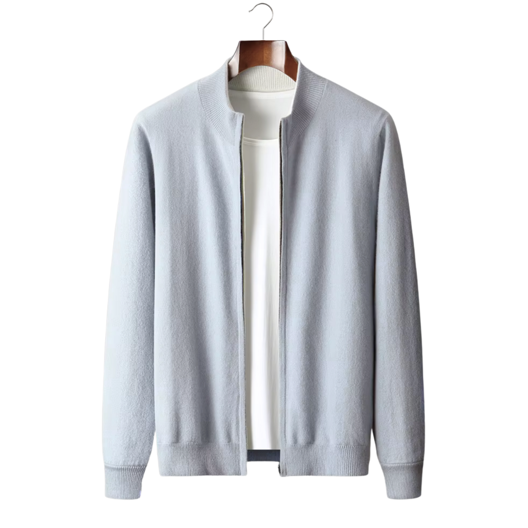 SECRET WEALTH | WOOL ZIP CARDIGAN