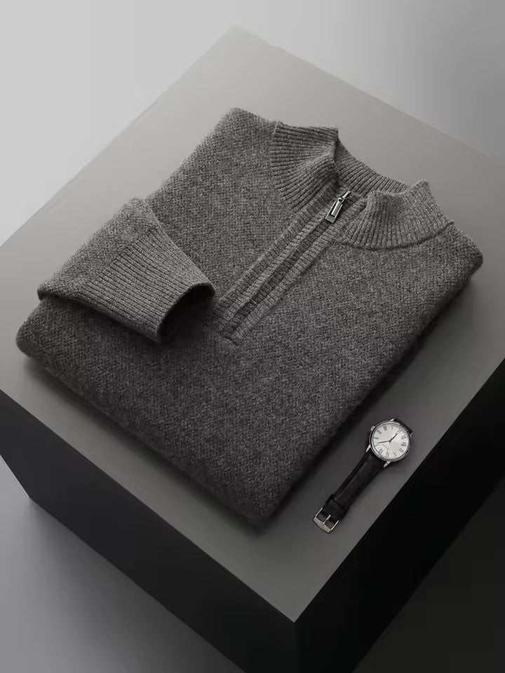 SECRET WEALTH | 100% MERINO WOOL ZIP UP TRACKSUIT