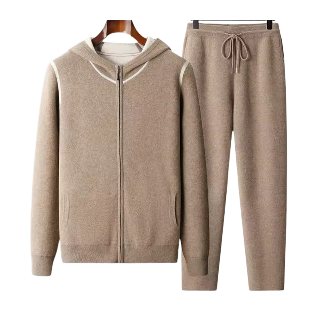 SECRET WEALTH | 100% CASHMERE TRACKSUIT