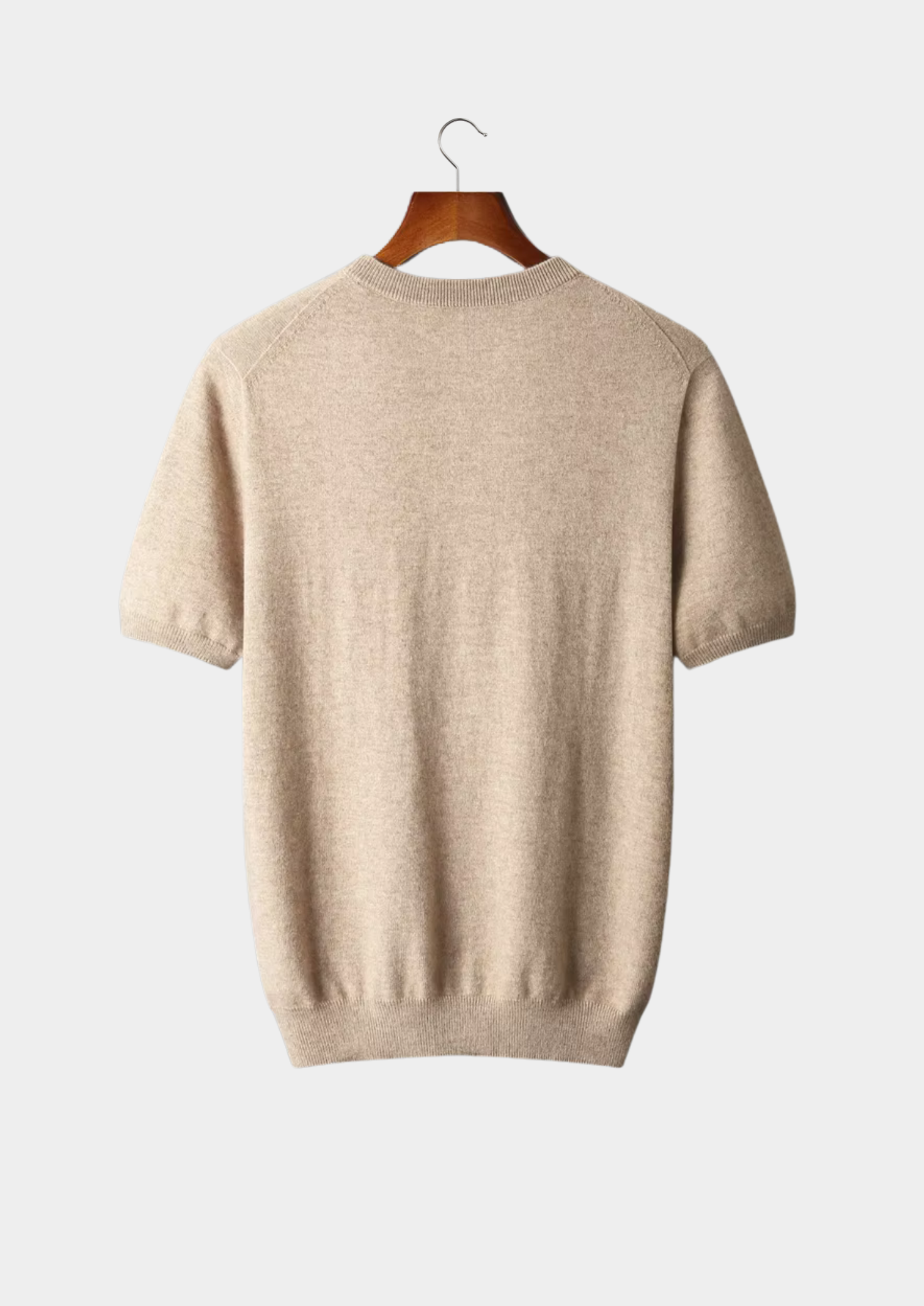 SECRET WEALTH | 100% CASHMERE CLASSIC CREWNECK T-SHIRT
