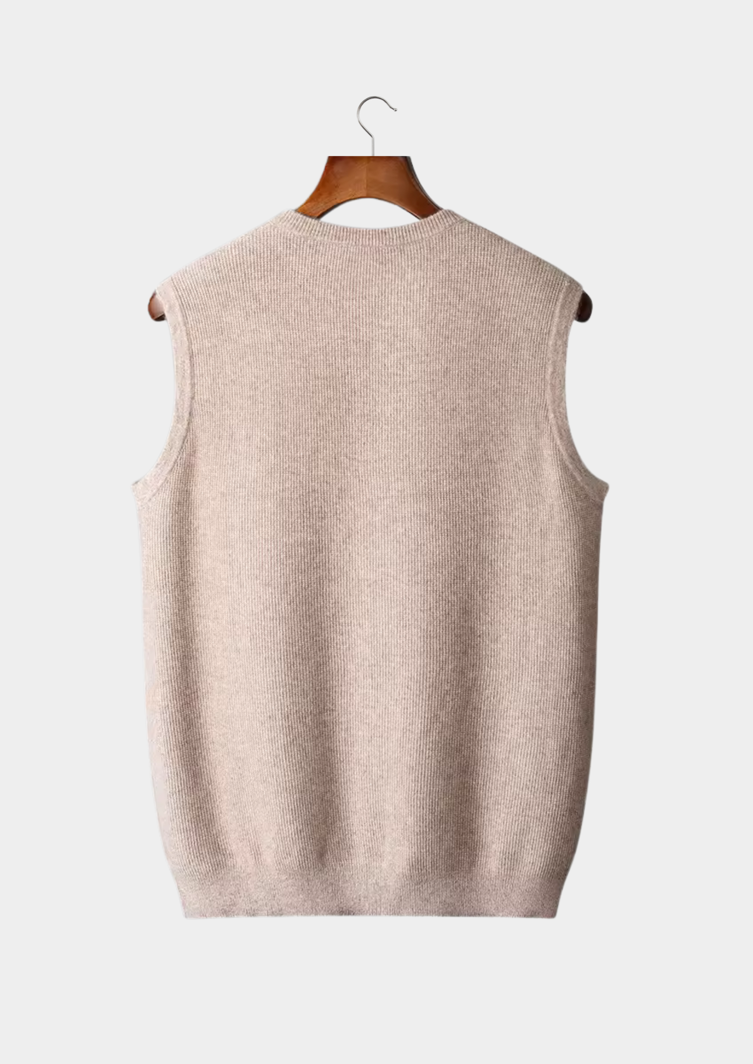 SECRET WEALTH | 100% CASHMERE CREWNECK VEST